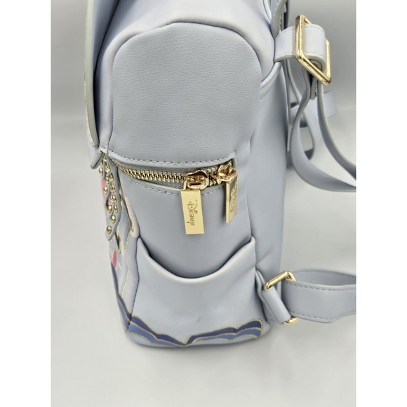 Disney Danielle Nicole Backpack Womens Princess Castle Studded Purse Bag - Picture 3 of 15